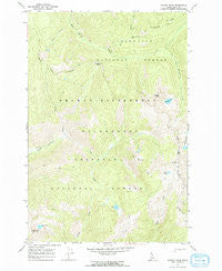 Hungry Rock Idaho Historical topographic map, 1:24000 scale, 7.5 X 7.5 Minute, Year 1966