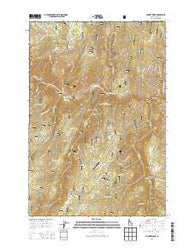 Hungry Ridge Idaho Current topographic map, 1:24000 scale, 7.5 X 7.5 Minute, Year 2013