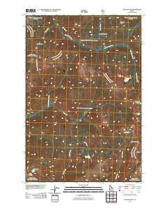Hungry Rock Idaho Historical topographic map, 1:24000 scale, 7.5 X 7.5 Minute, Year 2011