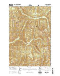Hungry Rock Idaho Current topographic map, 1:24000 scale, 7.5 X 7.5 Minute, Year 2013