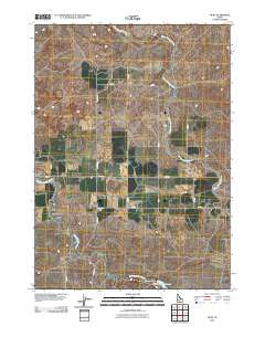 Hunt Idaho Historical topographic map, 1:24000 scale, 7.5 X 7.5 Minute, Year 2010