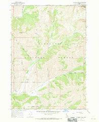 Hyndman Peak Idaho Historical topographic map, 1:24000 scale, 7.5 X 7.5 Minute, Year 1967