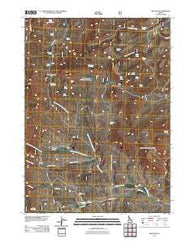 Ibex Peak Idaho Historical topographic map, 1:24000 scale, 7.5 X 7.5 Minute, Year 2011
