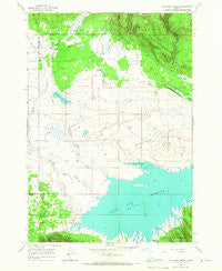 Icehouse Creek Idaho Historical topographic map, 1:24000 scale, 7.5 X 7.5 Minute, Year 1965
