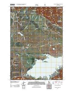Icehouse Creek Idaho Historical topographic map, 1:24000 scale, 7.5 X 7.5 Minute, Year 2011
