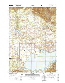 Icehouse Creek Idaho Current topographic map, 1:24000 scale, 7.5 X 7.5 Minute, Year 2013