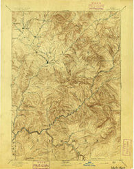 Idaho Basin Idaho Historical topographic map, 1:125000 scale, 30 X 30 Minute, Year 1894