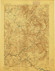 Idaho Basin Idaho Historical topographic map, 1:125000 scale, 30 X 30 Minute, Year 1894