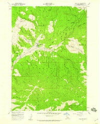 Idaho City Idaho Historical topographic map, 1:24000 scale, 7.5 X 7.5 Minute, Year 1957