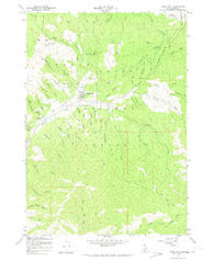 Idaho City Idaho Historical topographic map, 1:24000 scale, 7.5 X 7.5 Minute, Year 1957