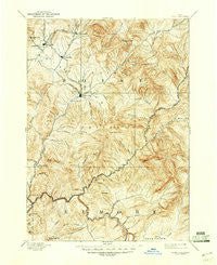 Idaho City Idaho Historical topographic map, 1:125000 scale, 30 X 30 Minute, Year 1894