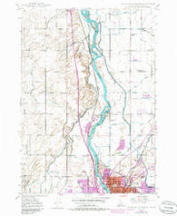 Idaho Falls North Idaho Historical topographic map, 1:24000 scale, 7.5 X 7.5 Minute, Year 1948