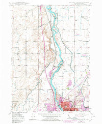 Idaho Falls North Idaho Historical topographic map, 1:24000 scale, 7.5 X 7.5 Minute, Year 1948