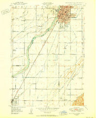 Idaho Falls South Idaho Historical topographic map, 1:24000 scale, 7.5 X 7.5 Minute, Year 1950