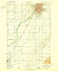 Idaho Falls South Idaho Historical topographic map, 1:24000 scale, 7.5 X 7.5 Minute, Year 1950