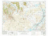 Idaho Falls Idaho Historical topographic map, 1:250000 scale, 1 X 2 Degree, Year 1955