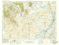 Idaho Falls Idaho Historical topographic map, 1:250000 scale, 1 X 2 Degree, Year 1955
