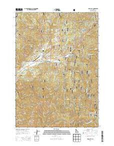Idaho City Idaho Current topographic map, 1:24000 scale, 7.5 X 7.5 Minute, Year 2013