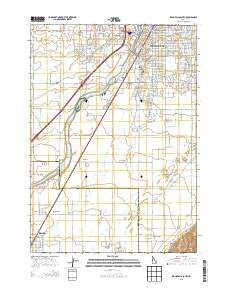 Idaho Falls South Idaho Current topographic map, 1:24000 scale, 7.5 X 7.5 Minute, Year 2013