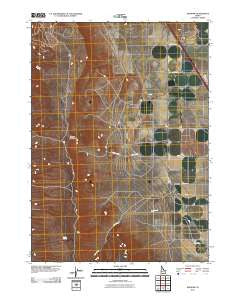 Idahome Idaho Historical topographic map, 1:24000 scale, 7.5 X 7.5 Minute, Year 2010