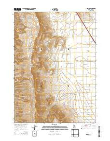 Idahome Idaho Current topographic map, 1:24000 scale, 7.5 X 7.5 Minute, Year 2013