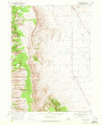 Idahome Idaho Historical topographic map, 1:24000 scale, 7.5 X 7.5 Minute, Year 1968