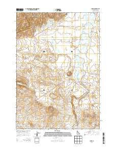 Idmon Idaho Current topographic map, 1:24000 scale, 7.5 X 7.5 Minute, Year 2013