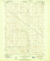 Indian Butte Idaho Historical topographic map, 1:24000 scale, 7.5 X 7.5 Minute, Year 1950