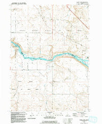 Indian Cove Idaho Historical topographic map, 1:24000 scale, 7.5 X 7.5 Minute, Year 1992