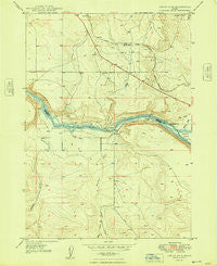 Indian Cove Idaho Historical topographic map, 1:24000 scale, 7.5 X 7.5 Minute, Year 1948