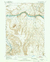 Indian Cove Idaho Historical topographic map, 1:62500 scale, 15 X 15 Minute, Year 1948