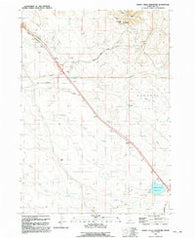 Indian Creek Reservoir Idaho Historical topographic map, 1:24000 scale, 7.5 X 7.5 Minute, Year 1992