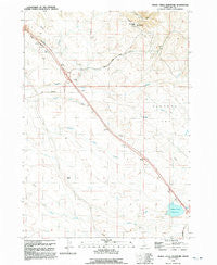 Indian Creek Reservoir Idaho Historical topographic map, 1:24000 scale, 7.5 X 7.5 Minute, Year 1992