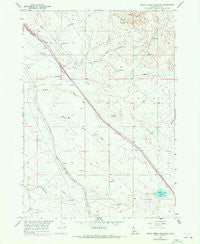 Indian Creek Reservoir Idaho Historical topographic map, 1:24000 scale, 7.5 X 7.5 Minute, Year 1957