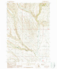 Indian Creek Idaho Historical topographic map, 1:24000 scale, 7.5 X 7.5 Minute, Year 1987