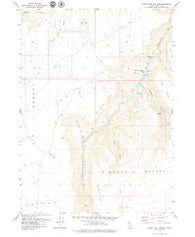 Indian Hot Springs Idaho Historical topographic map, 1:24000 scale, 7.5 X 7.5 Minute, Year 1979