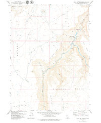 Indian Hot Springs Idaho Historical topographic map, 1:24000 scale, 7.5 X 7.5 Minute, Year 1979