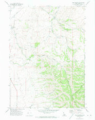 Indian Springs Idaho Historical topographic map, 1:24000 scale, 7.5 X 7.5 Minute, Year 1971