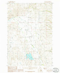 Indian Valley Idaho Historical topographic map, 1:24000 scale, 7.5 X 7.5 Minute, Year 1986