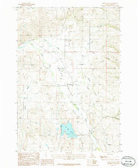 Indian Valley Idaho Historical topographic map, 1:24000 scale, 7.5 X 7.5 Minute, Year 1986