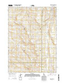 Indian Butte Idaho Current topographic map, 1:24000 scale, 7.5 X 7.5 Minute, Year 2013