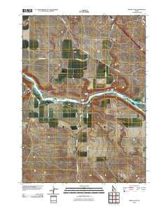 Indian Cove Idaho Historical topographic map, 1:24000 scale, 7.5 X 7.5 Minute, Year 2010