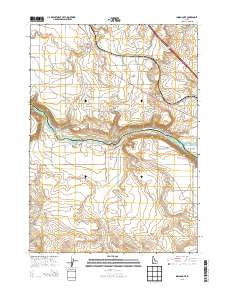 Indian Cove Idaho Current topographic map, 1:24000 scale, 7.5 X 7.5 Minute, Year 2013