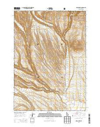 Indian Creek Idaho Current topographic map, 1:24000 scale, 7.5 X 7.5 Minute, Year 2013