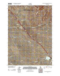 Indian Creek Reservoir Idaho Historical topographic map, 1:24000 scale, 7.5 X 7.5 Minute, Year 2010