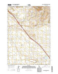 Indian Creek Reservoir Idaho Current topographic map, 1:24000 scale, 7.5 X 7.5 Minute, Year 2013