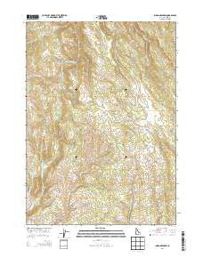 Indian Meadows Idaho Current topographic map, 1:24000 scale, 7.5 X 7.5 Minute, Year 2013