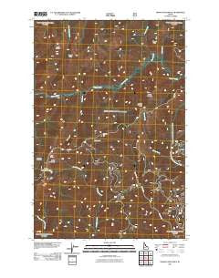 Indian Postoffice Idaho Historical topographic map, 1:24000 scale, 7.5 X 7.5 Minute, Year 2011