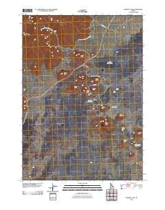 Inferno Cone Idaho Historical topographic map, 1:24000 scale, 7.5 X 7.5 Minute, Year 2010