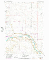 Initial Point Idaho Historical topographic map, 1:24000 scale, 7.5 X 7.5 Minute, Year 1957